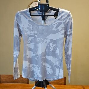 Lucy Elegant Gray Women's Top